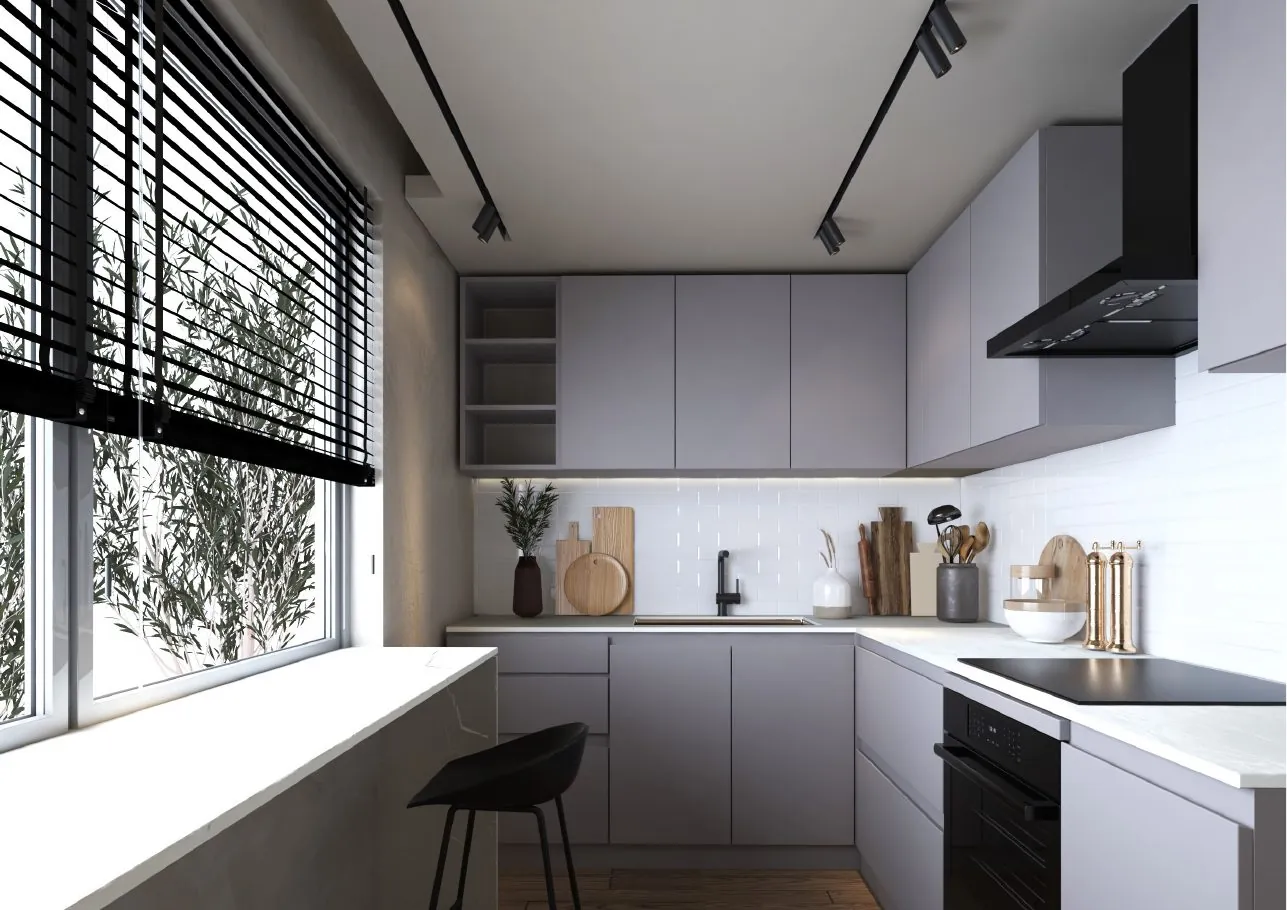 Kairos kitchen in Grey